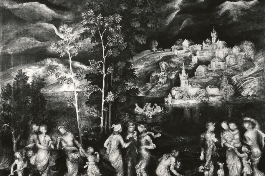 Arkadická krajina, 1938 	Autor fotografie: Hana Číhalová, GVU Ostrava